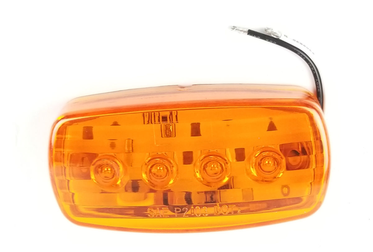 Bargman 47-58-032 58 Series Amber LED Clearance / Side Marker Light